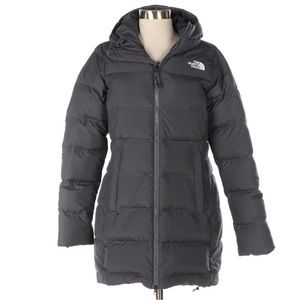 The north face down puffer coat with hood